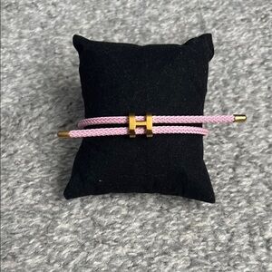 Pink and Gold Slide Bracelet